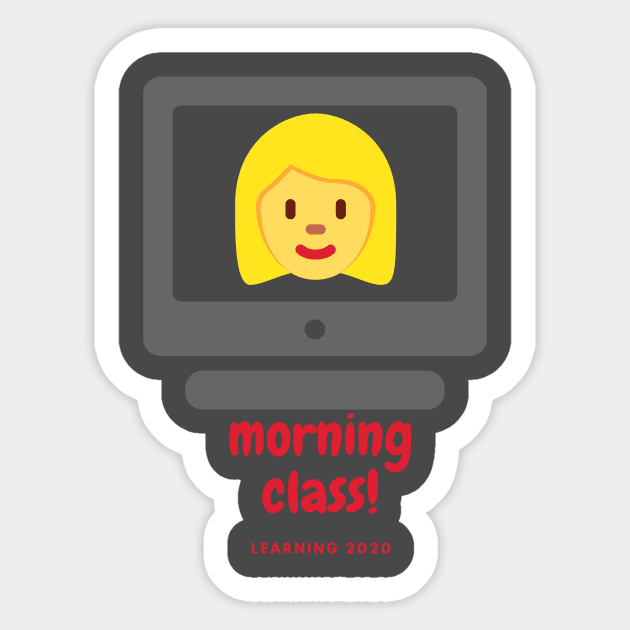 Learning in 2020 Sticker by Car Boot Tees